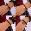 Halloween Wraith Pumpkin Bat Alloy Bracelet Lightweight Jewelry Beaded Wrist Chain Bangle For Women And Girls