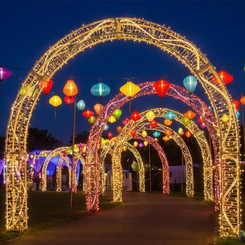 Tub PVC Flexibil Rulou de 16,4ft Țeavă Aluminiu Plastic Pentru Decorare Festival Aniversar Aranjament Flori Nuntă