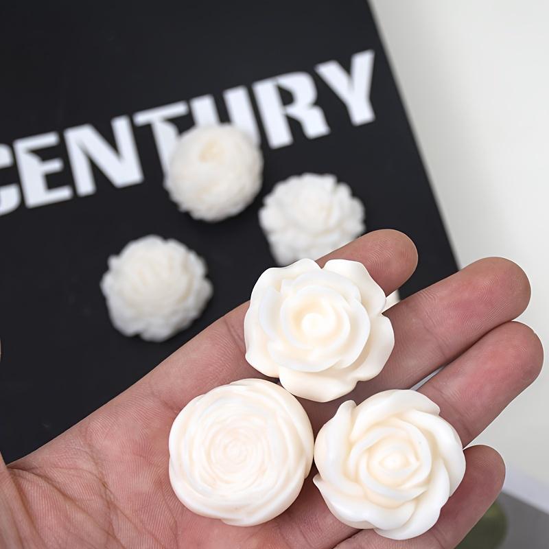 1pc Valentine's Day Porous Flower Shape Silicone Mold DIY Making Aromatherapy Gypsum Home Decoration Cake Decoration