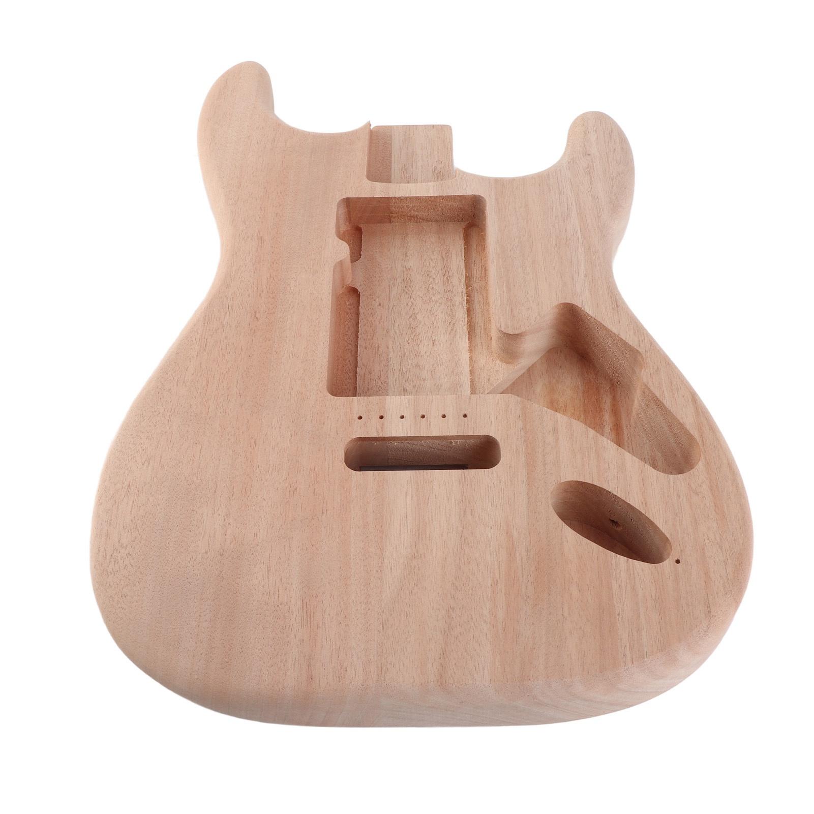 Painter Unfinished Electric Guitar Barrel Mahogany Diy Professional Electric Guitar Body Replacement Blank Gsb09