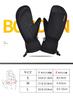 MORGEN SKY Snowboarding Perfect for Outdoor Activities like and Snow ST1215 Size Men's Gloves, Thick, Warm, Water-Repellent, Non-Slip, Snowing,