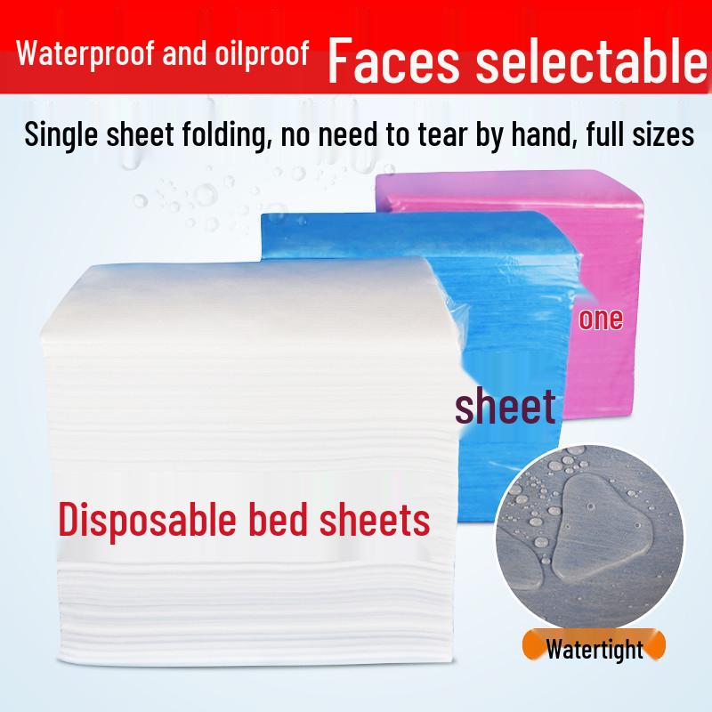 Waterproof & Oil-proof Non-woven Disposable Beauty Bed Sheets for Salons & Hotels