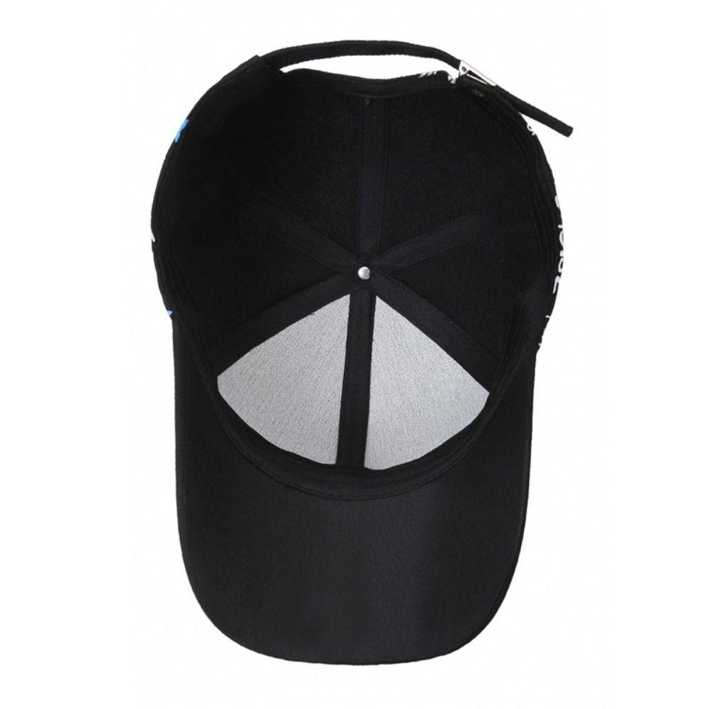 Hip Hop Baseball Cap Print Visor Casual Sun Hat for Men Women