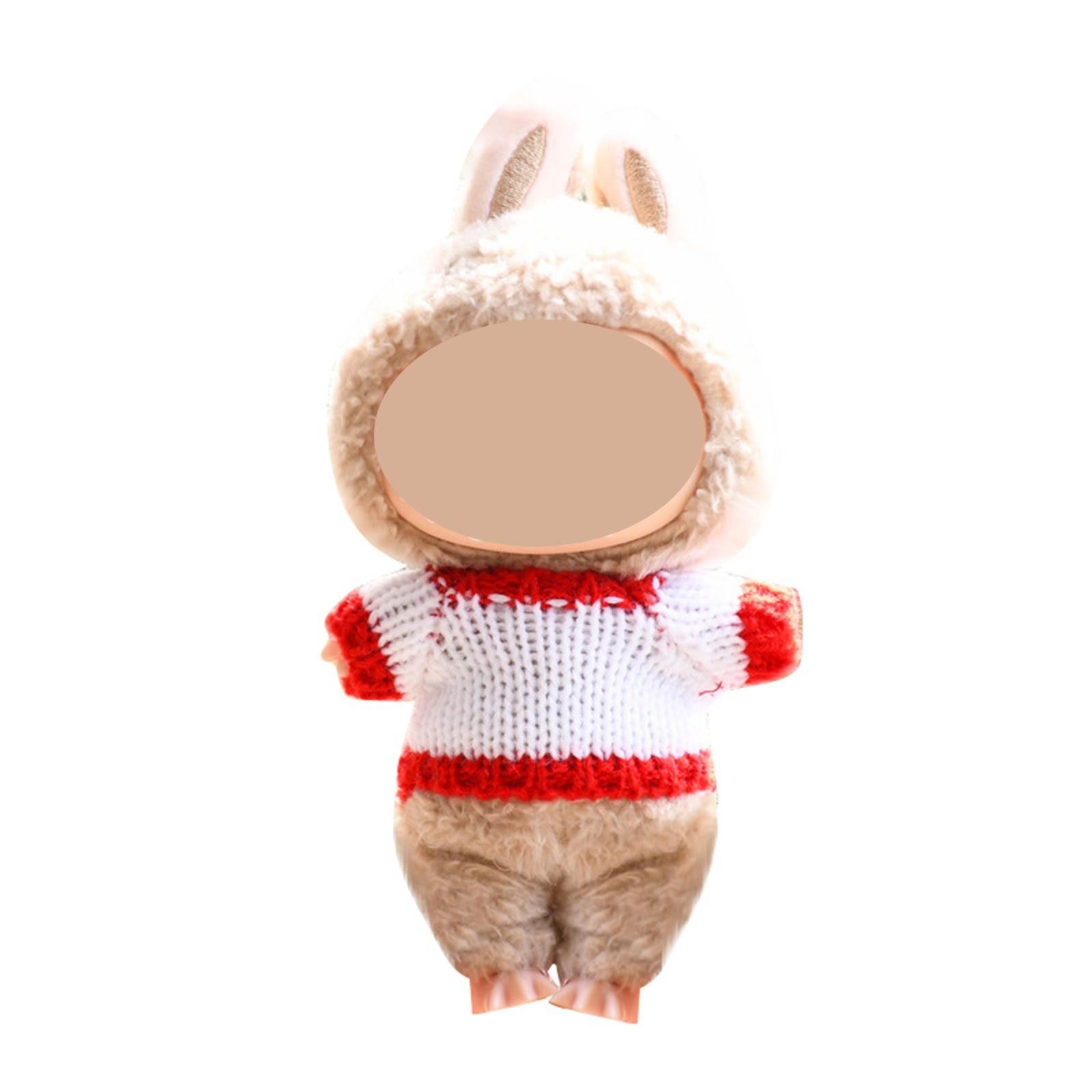 

Fun Dolls Clothing, Anime Plush Toys And CuteAccessories,cuteDolls Clothings One Size білий