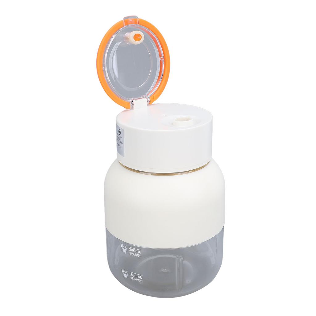 500ml Portable Electric Juicing Cup Cordless Rechargeable 10 Blades Electric Juicing Blender Cup for Home Travel Sport