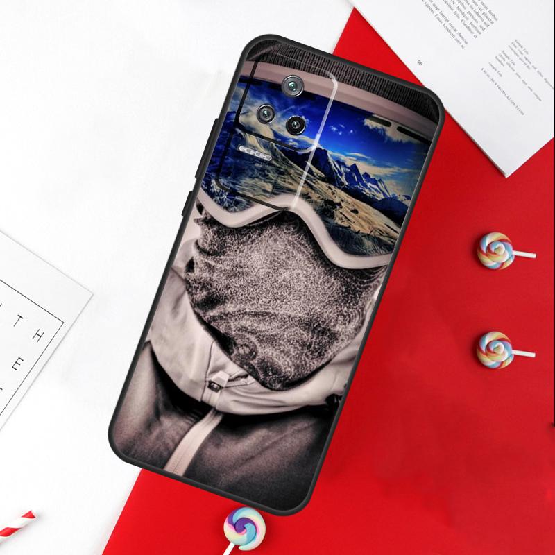 Cool Sports Snowboarding Cover For Xiaomi 13T 11T 12T 14T Pro 13 14 15 Ultra POCO X7 Pro X3 X5 X6 F5 F6 M6 Pro Case