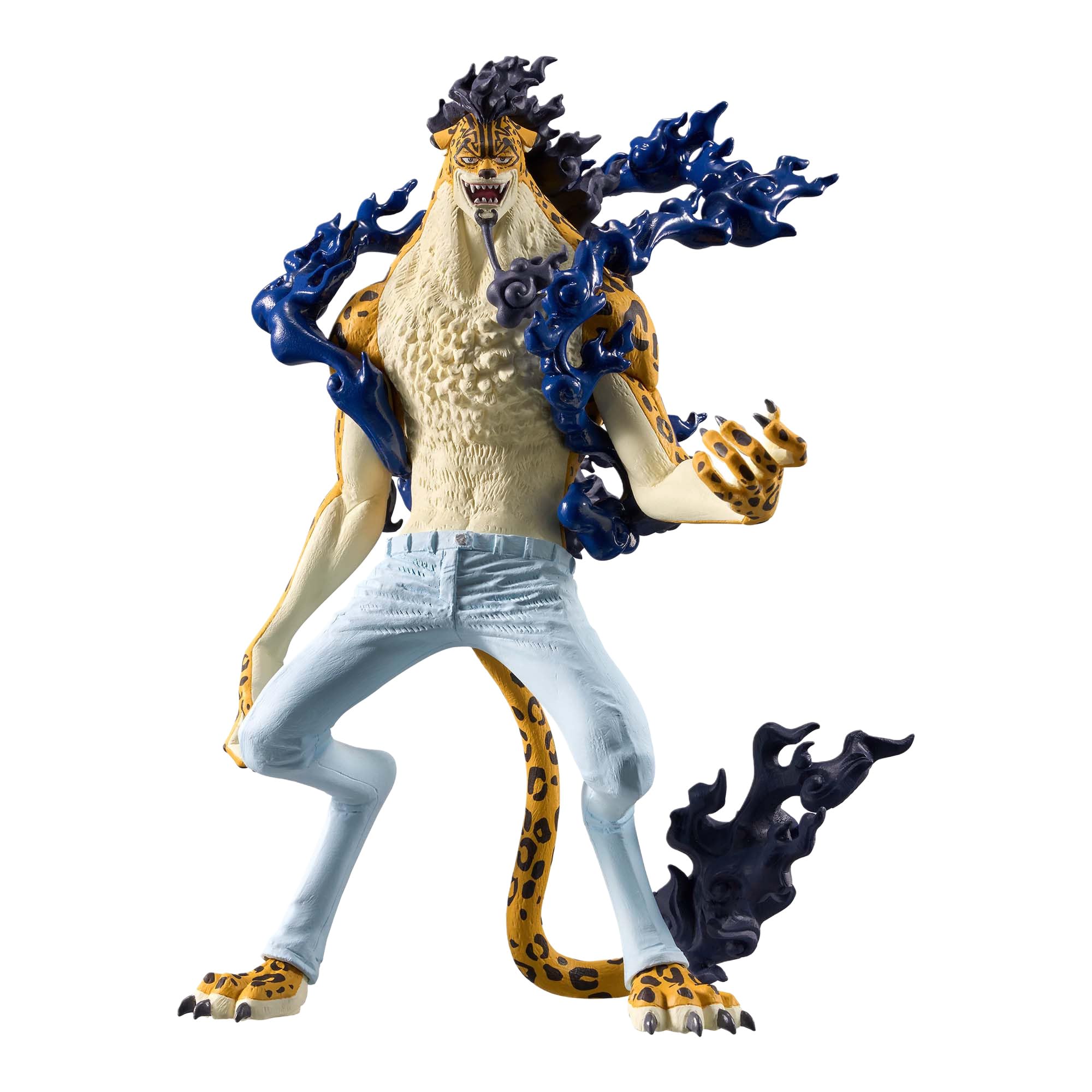 

Rob Lucci Figure KING OF ARTIST THE ROB LUCCI Awakening ver. жёлтый