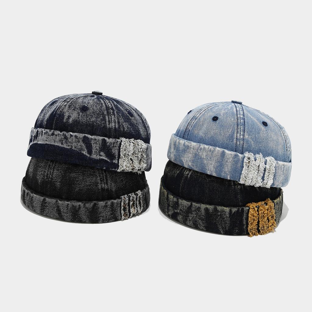 Vintage Wash Denim Cap With Sun Protection For Men And Women Spring Summer Fall Winter