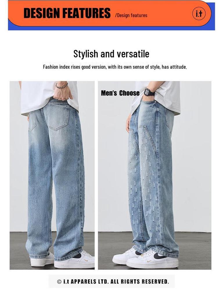 Izzue It Men's Straight-Leg Denim Jeans