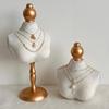 Velvety Jewelry Necklace Display Stand Dustproof Surfaces Secure Base For Necklace Storage And Exhibition