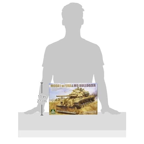 Takom 1/35 Scale US Army M60A1 ERA M9 Dozer Blade Plastic Model Kit TKO2142