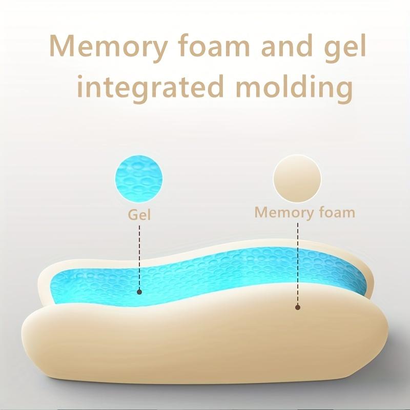 1pc Slow-Rebound Memory Foam Chair Armrest Cushion, Height-Increasing Armrest Pad for Long Hours of Sitting, Office Chair and Gaming Chair Sponge Seat