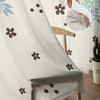Boho abstrakte Blume Pflanze Tüll Vorhänge für Wohnzimmer schiere Vorhang für Schlafzimmer Küche Jalousien Voile Vorhänge
