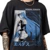 2026 Hot Sale Anime  Akame ga KILL Esdeath T-Shirt Y2K Unisex Lightweight Printed Short Sleeve Casual Outdoor Cotton Tee