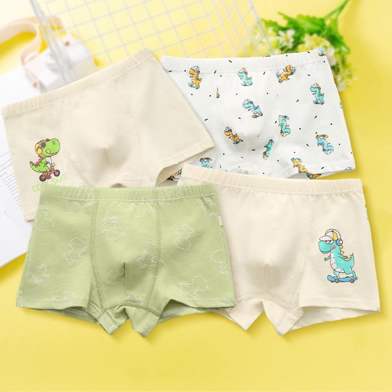 Slip Boxer da Bambino in Puro Cotone - Pantaloncini a Quattro Angoli per Toddler e Neonati
