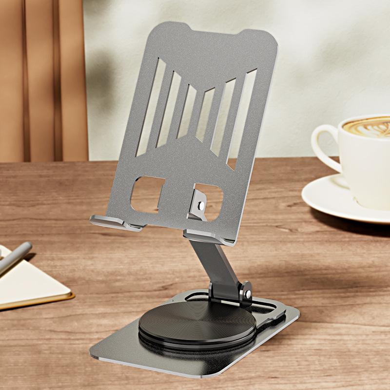T16 Multifunctional Metal Waterproof 360 Degree Rotating Foldable Holder for Phones Tablets Anti-Slip Phone Holder
