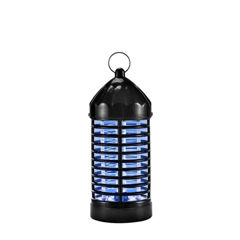 Electrical Eco-Friendly Plastic Mosquito Killer Lamp with Incense Sticks Indoor Outdoor Anti-Climb Fence Black Wasp Bug Zapper