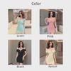 Low-Cut Mesh Sling Bodycon Dress for Women