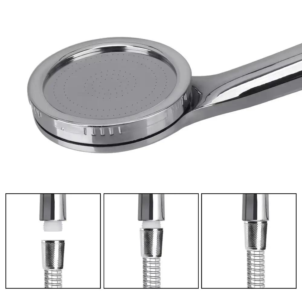 High Pressure Shower Head Handheld Ultra-thin Water Saving Spray Nozzle Wear-resistant Durable Pressurized Shower Head Home