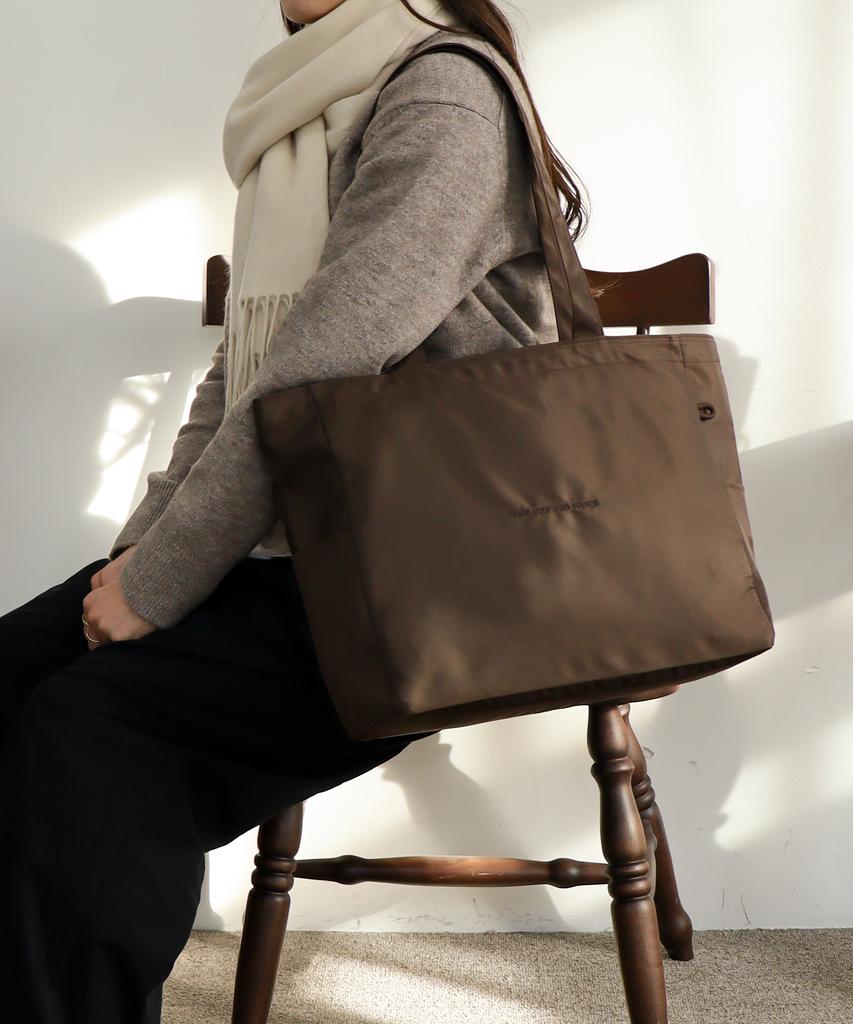 0614Story Ver2.Voyage Shoulder Bag (Dark Brown)