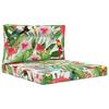 Outdoor Sofa Cushions 2 Pcs Multicolored Polyester