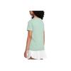 Nike Sportswear T-Shirt Comfortable Fashion Simple Versatile Short Sleeve Kids Tops Green FZ5178-037