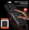 Para OPPO Reno 14F 5G Funda Soporte de Anillo Magnético Pata de Apoyo Trasera para Reno14F 14 F 5G Deslizador de Lente Protector de Cámara Funda