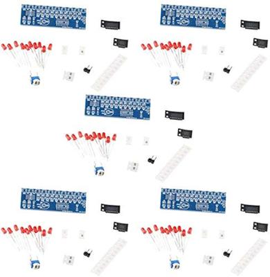 KKHMF NE555 CD4017 Lauflichtlampe Licht LED Modul DIY Bausatz Elektronische Produktionssuite 5-teilig + (Versand im Inland)