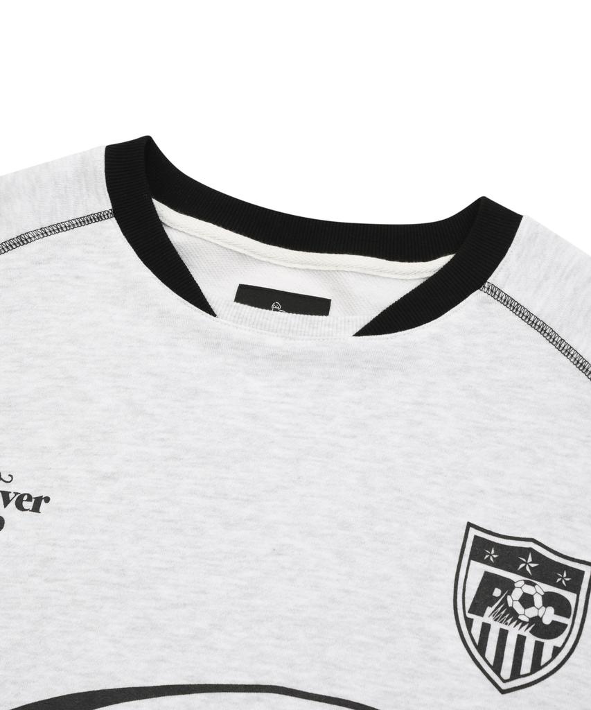 RETRIEVER CLUB Howling Soccer Crewneck [Melange Gray]