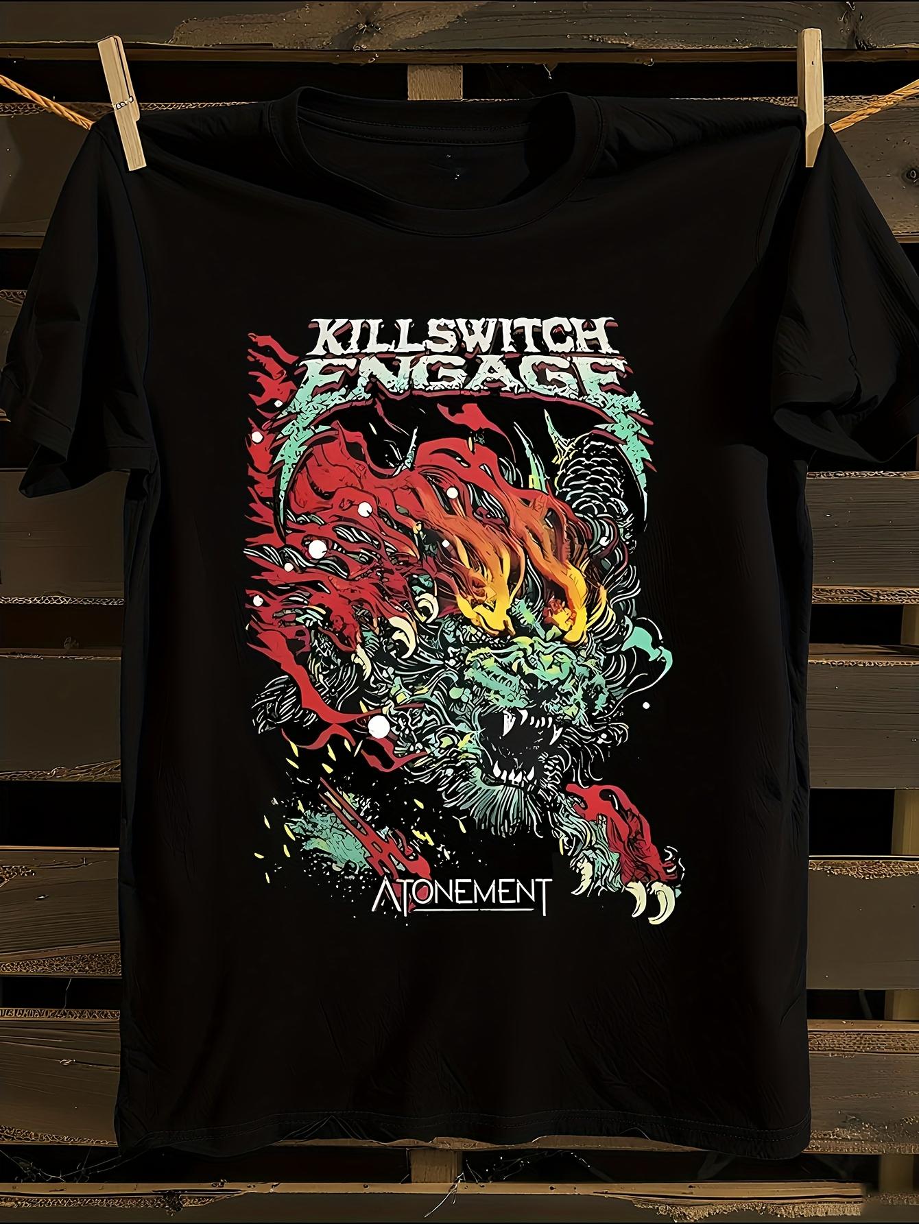 Killswitch Engage-Inspired Graphic T-shirt S
