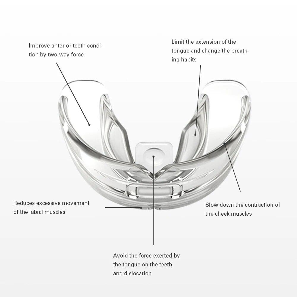 Appareil orthodontique Transparent, entraîneur d'alignement des dents, sourire instantané, retenue des dents en Silicone, protège-dents, plateau dentaire