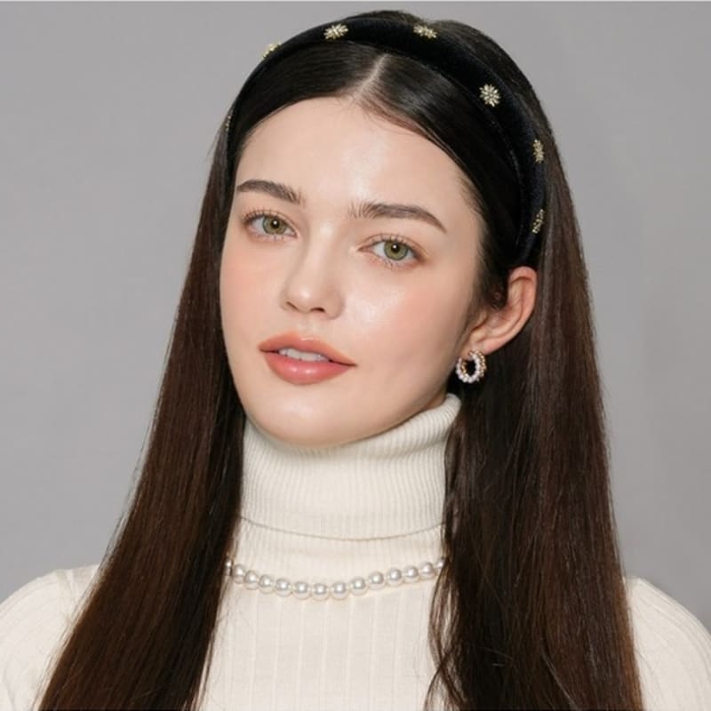 Dana Burton Blanche Pearl Hoop Earrings