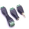 Audio Video AV 3.5mm 2 3 4 Pole Mono Stereo 3.5 Male Female AV Screw Terminal Jack 3.5 Male 3 Pin 4 Pin Terminal Block Plug