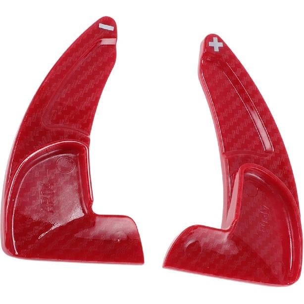 1Set Black Plastic Steering Wheel Paddles Shift Extensions Interior Accessories for Jeep Grand Cherokee 2014-2020