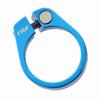 34,9 mm Aluminiumlegierung Fahrradsattelklemme Mountainbike Sattelstützenzubehör(blau)