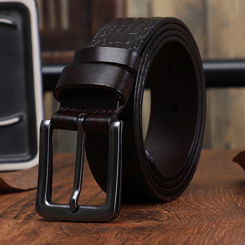 

Ремень из коровьей кожи первого слоя не имеет промежуточного слоя, и этот же модный ретро-ремень из кожи для мужчин и женщин может быть укомплектован подарочной коробкой. Extended model can be customized. темно-коричневого