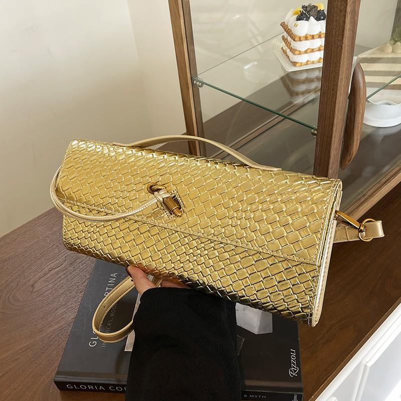 2026 Nouveau Style Sac Bandoulière Panier Bagel Rétro Sac à Main Simple Sacs d'Épaule Luxe Léger