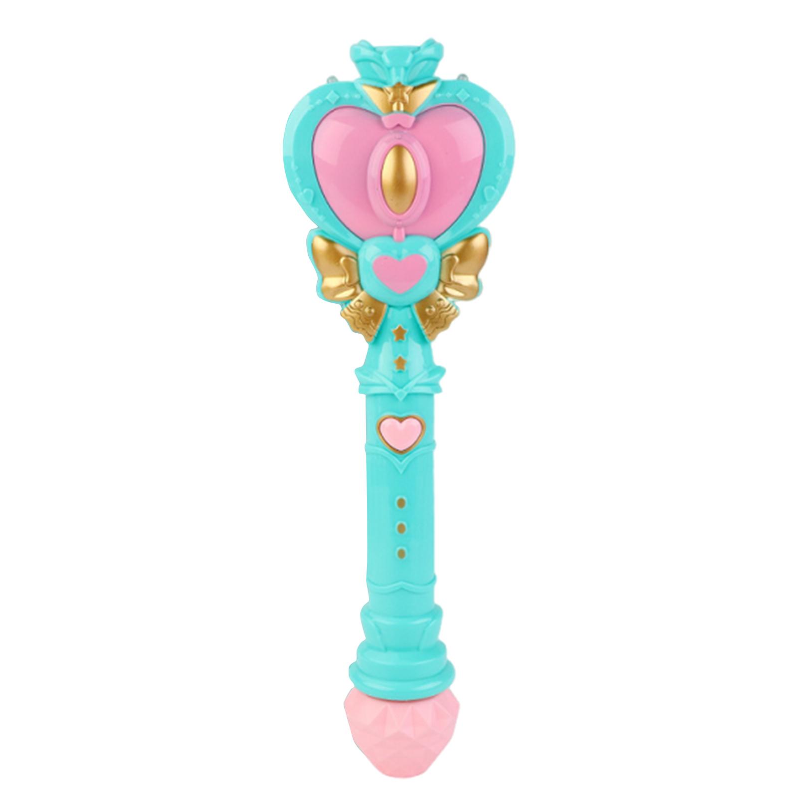 

Bubble Wand, Princess Heart-shaped Bubble Machine With Light, Outdoor Toy Gift,2 Bottles Of 100ml Bubble Solution One Size зелений