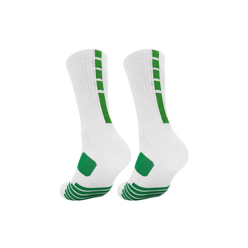Professional Basketball Socks Non-Slip Elite High-Top Towel Bottom Actual Combat Sports Socks Breathable Medium Tube Training Socks