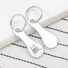 Metal Shopping Cart Tokens Trolley Token Key Ring Decorative Keychain Multipurpose Shopping Portable Home Outdoor Accessories