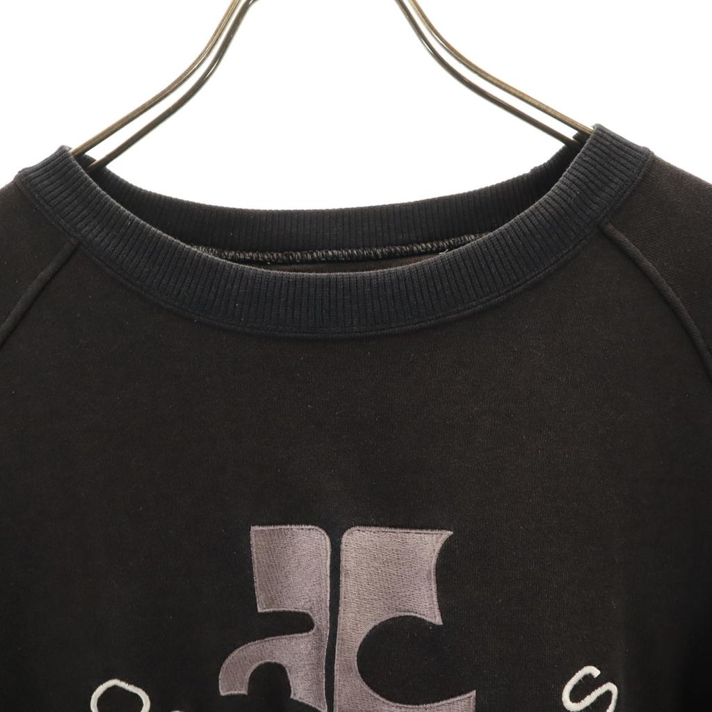 courreges Long sleeve sweat trainer 160A black Kid's Used