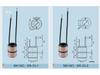2-Ring Automotive Slip Ring with 8.5, 8.8, 8.88 mm Inner Diameters, 15 mm Outer Diameter, Carbon Brush & Holder