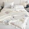 Qilu Elegant Tencel Embroidered Silk Quilt