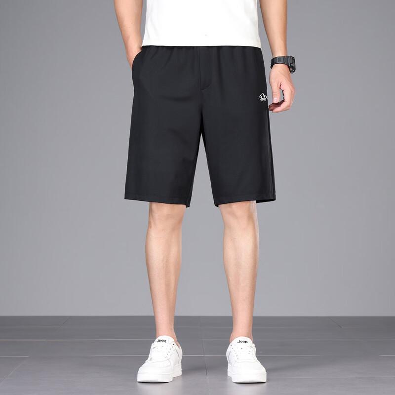 JEEP Men's Ice Silk Straight-Leg Shorts