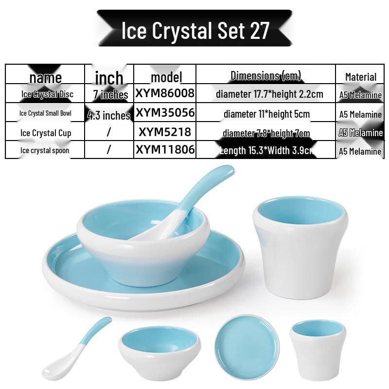 Imitation Porcelain Melamine Dining Set