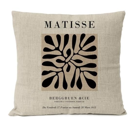 Home Decorative Black Geometric Linen Pillow Cover Boho Bohemia Throw Pillow Art Cushion Decoration Sofa Pillowcase 60x60