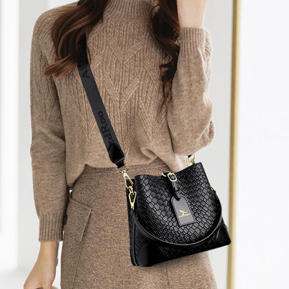 Soft Leather Luxury Handbags Women Bags Designer Female  Bags for Women Fashion Patterns Tote Handbag