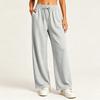 Women's Stylish Casual Loose Fit Straight Leg Pants with Pockets in Color for Everyday Wear