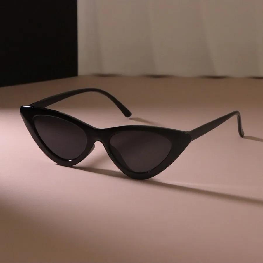 Colorful Small Frame Cat Eye Sunglasses Female Male Sun Eyewear Female Mirror Colors Designer Stylish Cool Eyewear
