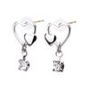LOKUMI Made In 18K K18 Petite Heart Heart Nickel Earrings, Japan, Gold, Post, K18, Hypoallergenic, Bijou, Women's, Simple, Stud, Small, Dangling,